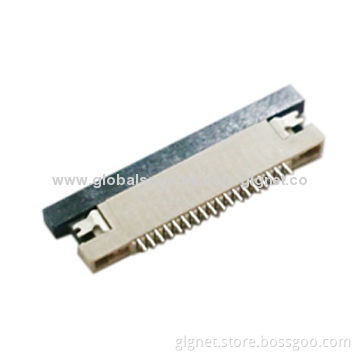 0.5mm Pitch ZIF FFC/FPC Connector, SMT, R/A, Top Contact Type